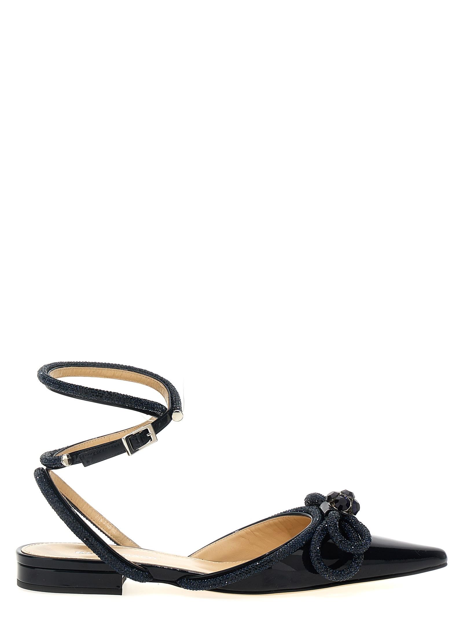 mach & mach double bow ballet flats