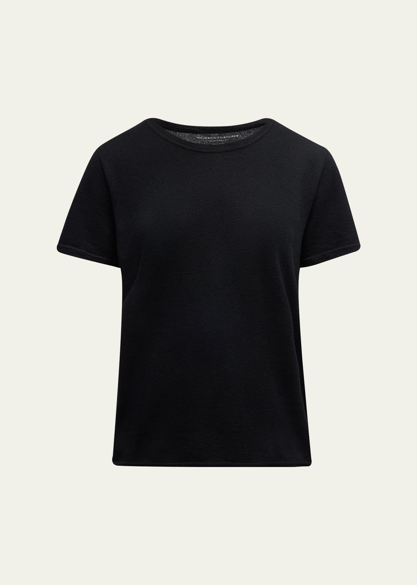 machine washable cashmere crewneck top