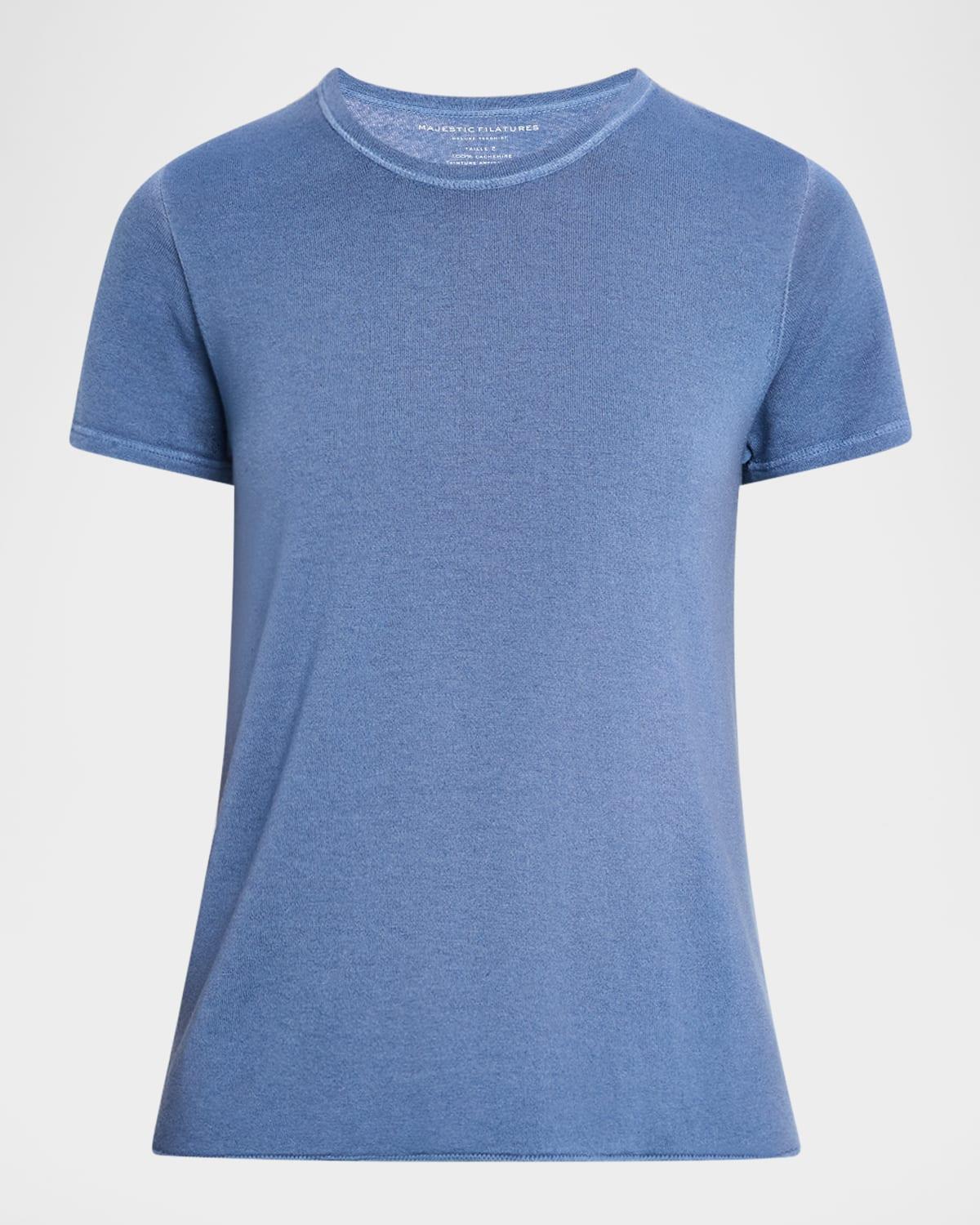 machine washable cashmere crewneck top