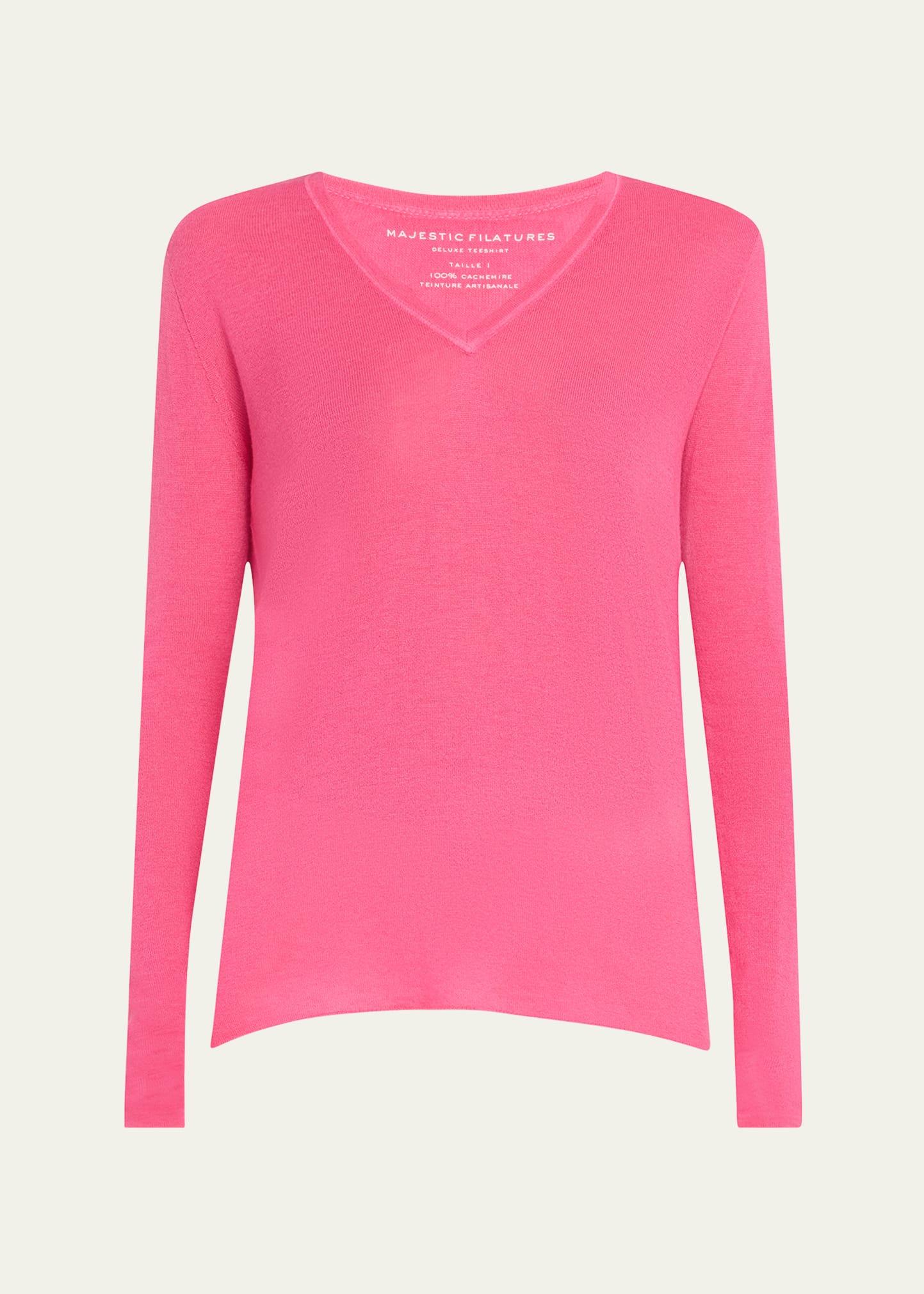 machine washable cashmere v-neck pullover
