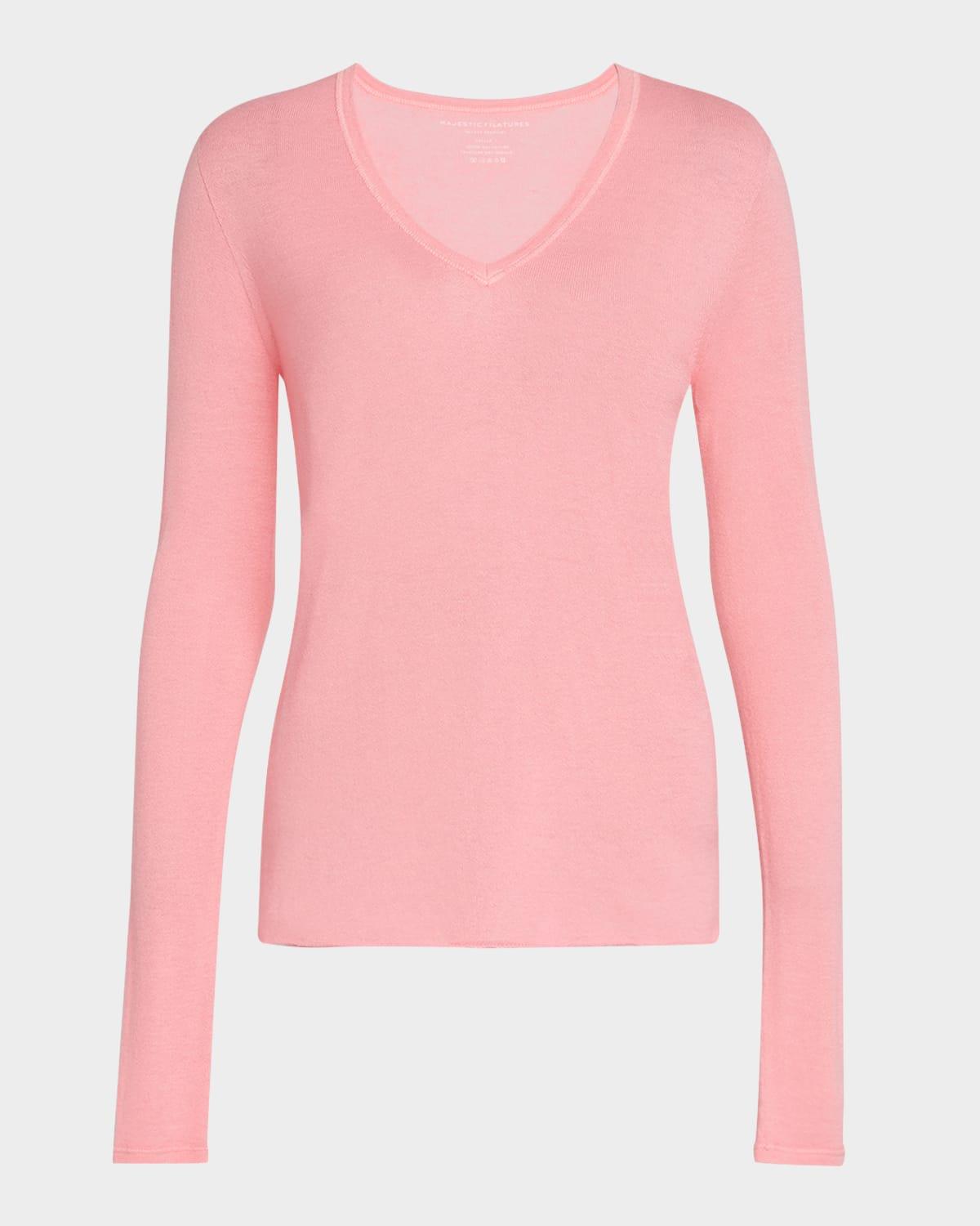 machine washable cashmere v-neck pullover