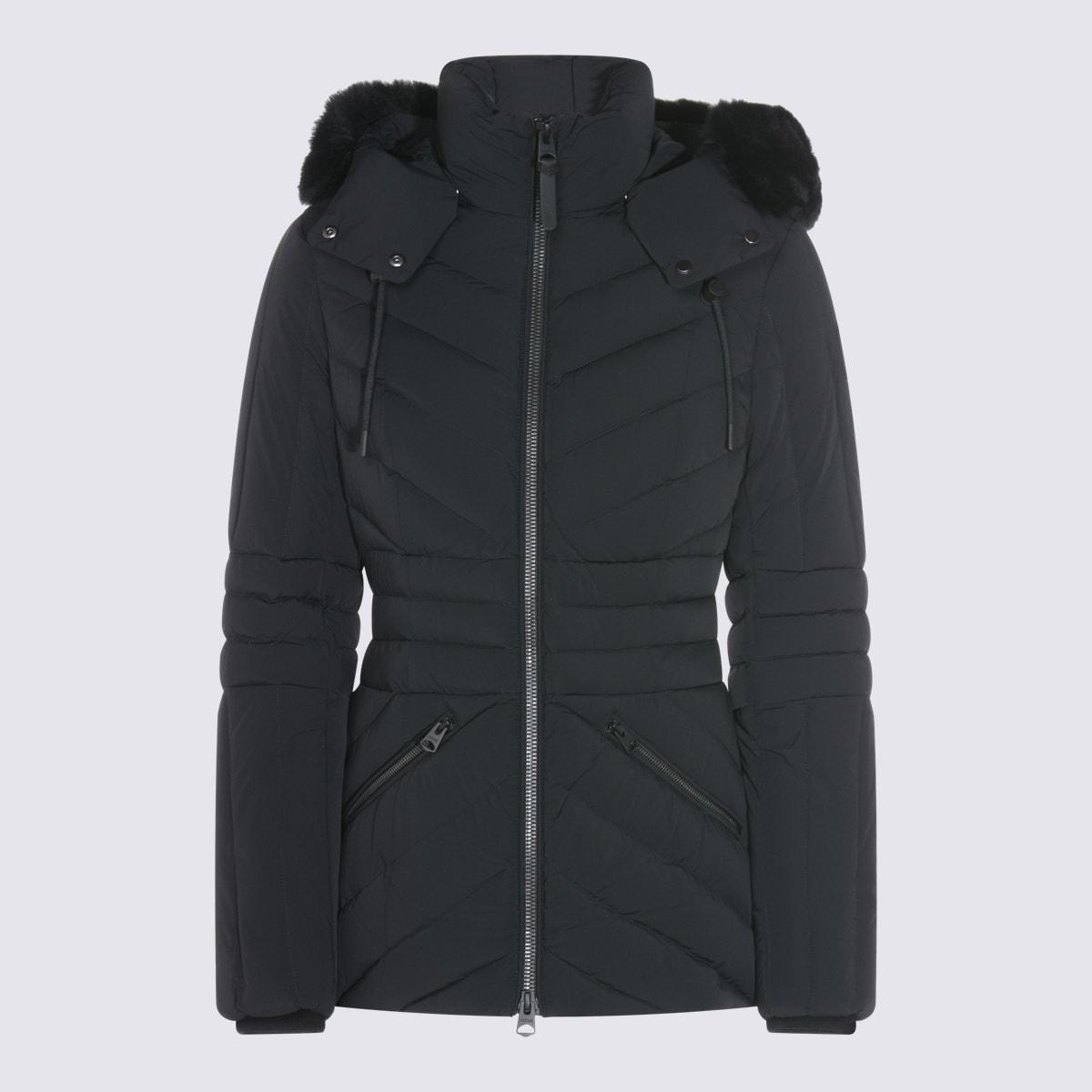 mackage black down jacket
