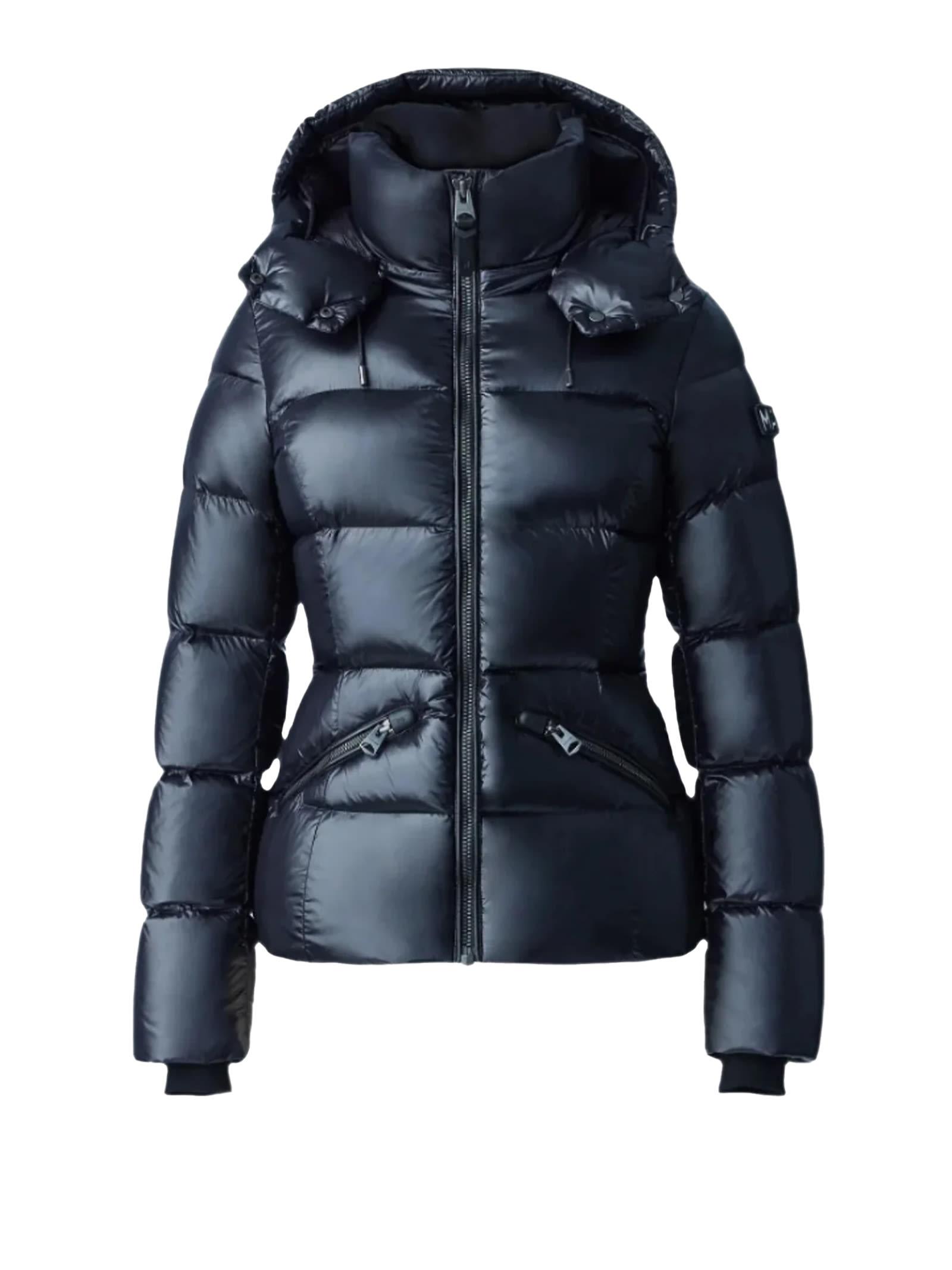mackage coats black