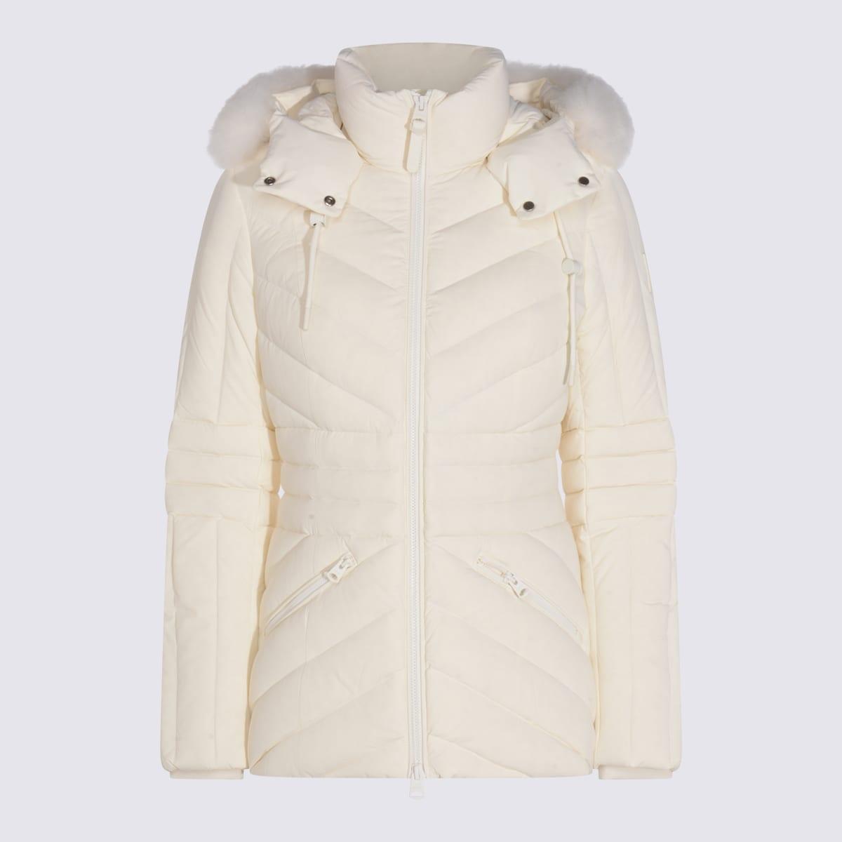 mackage cream down jacket