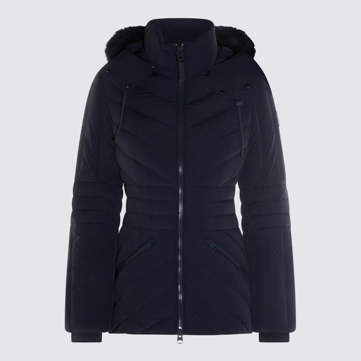 mackage dark blue down jacket