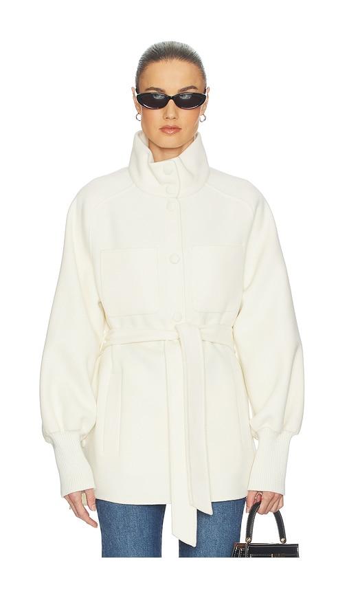 mackage shania jacket in cream.