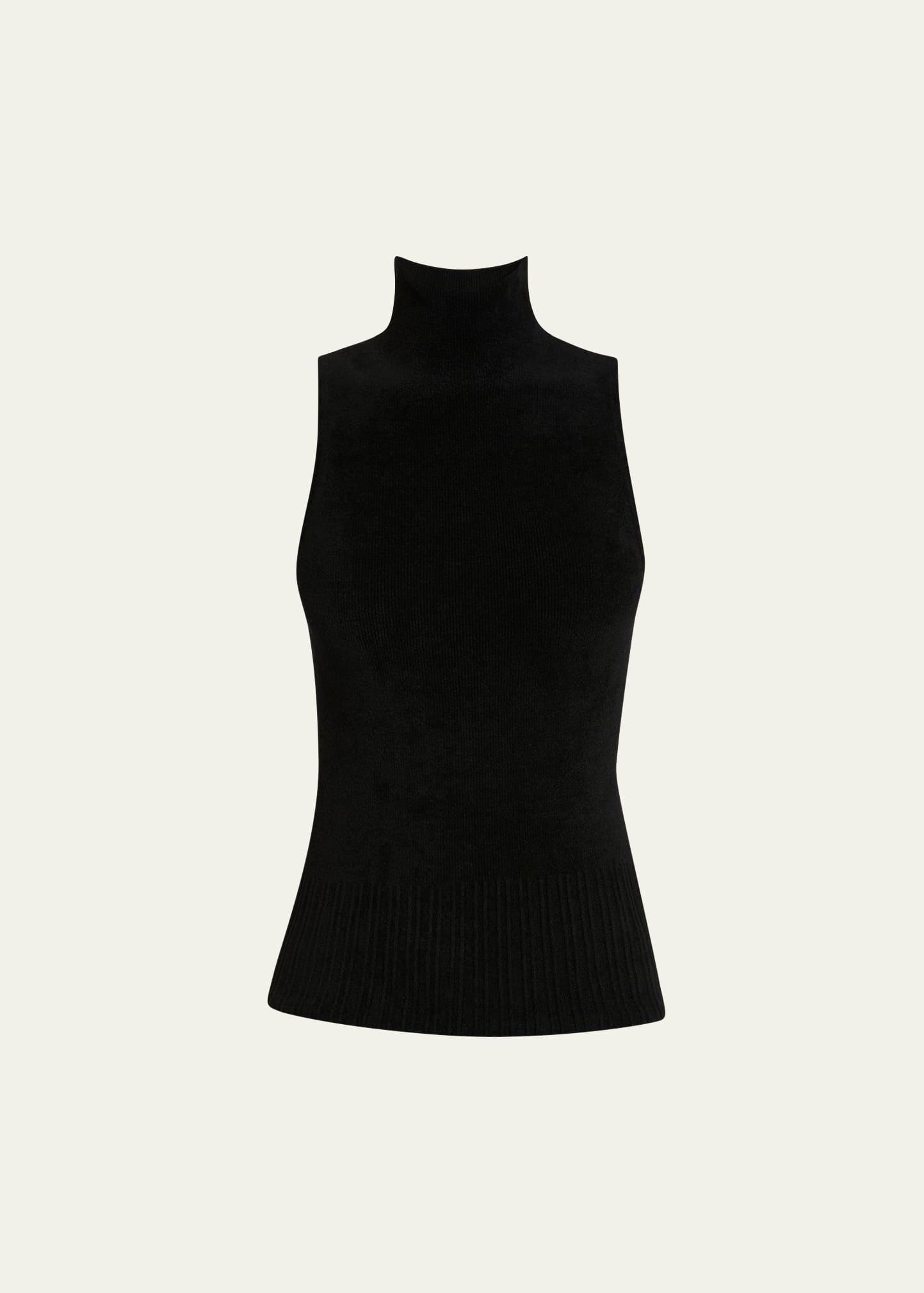 mackenzie sleeveless chenille turtleneck
