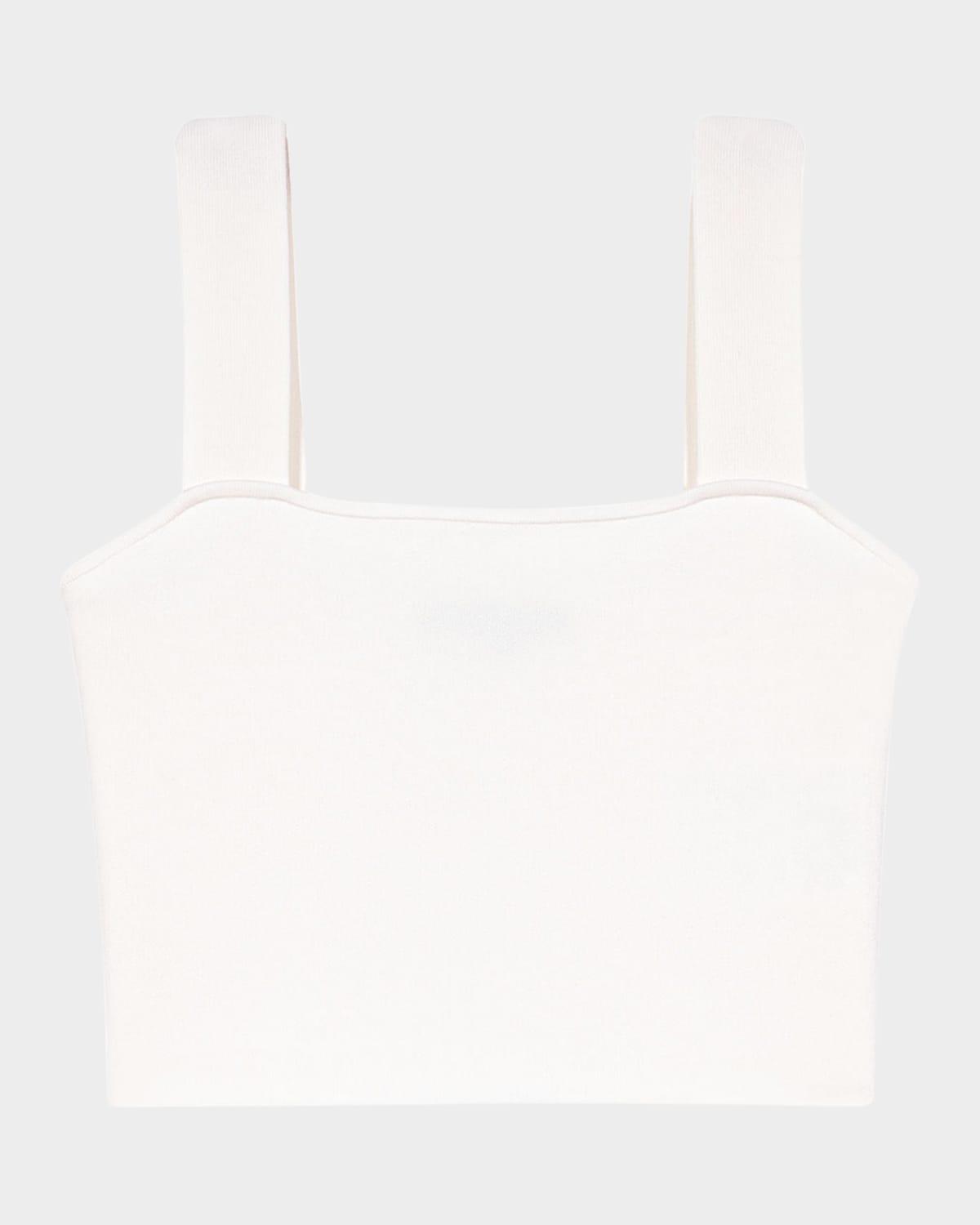 maclyna warp knit crop top
