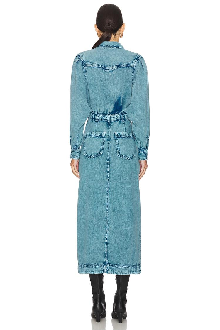 mad love denim midi dress