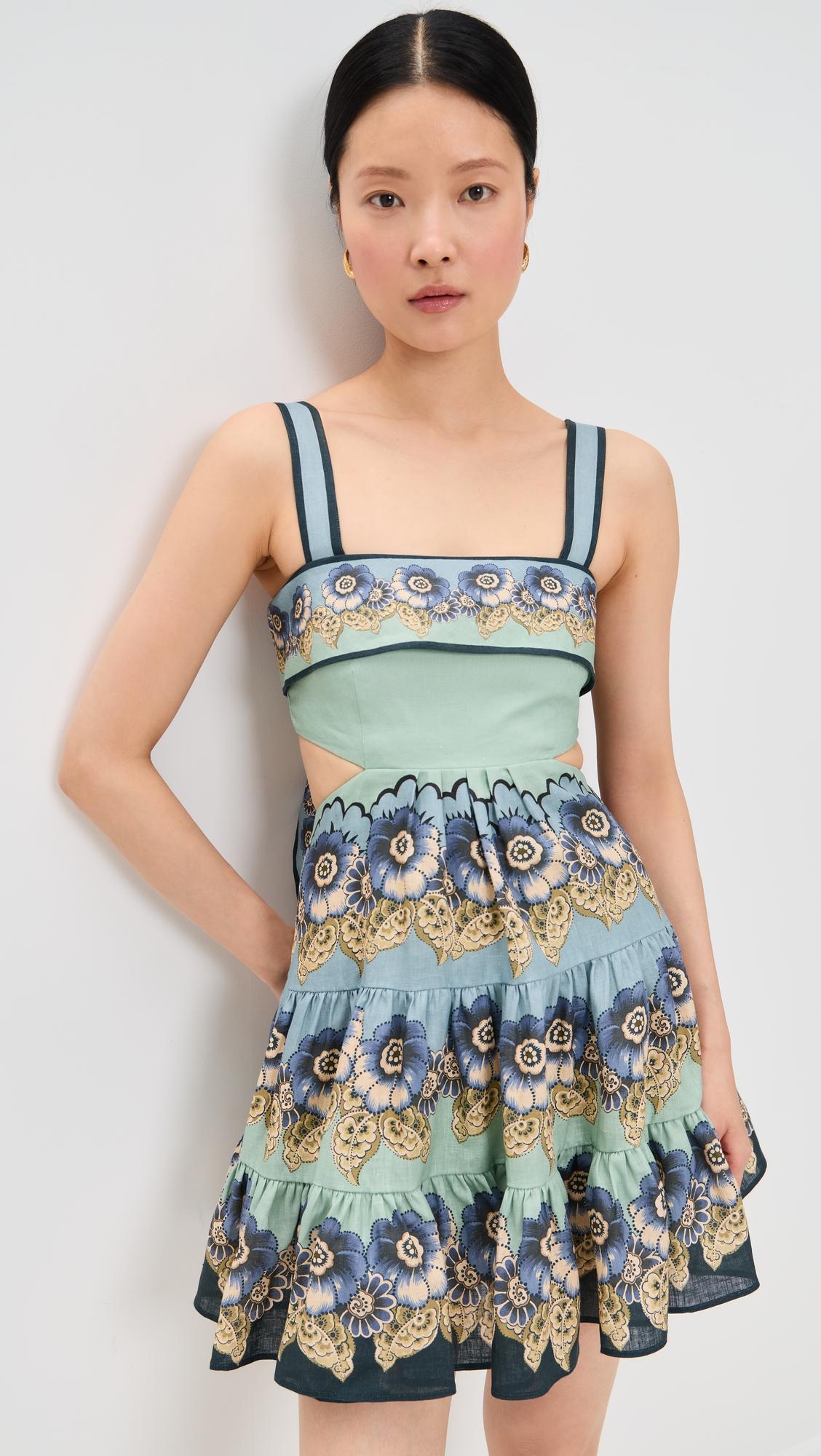 madalena cut out mini dress