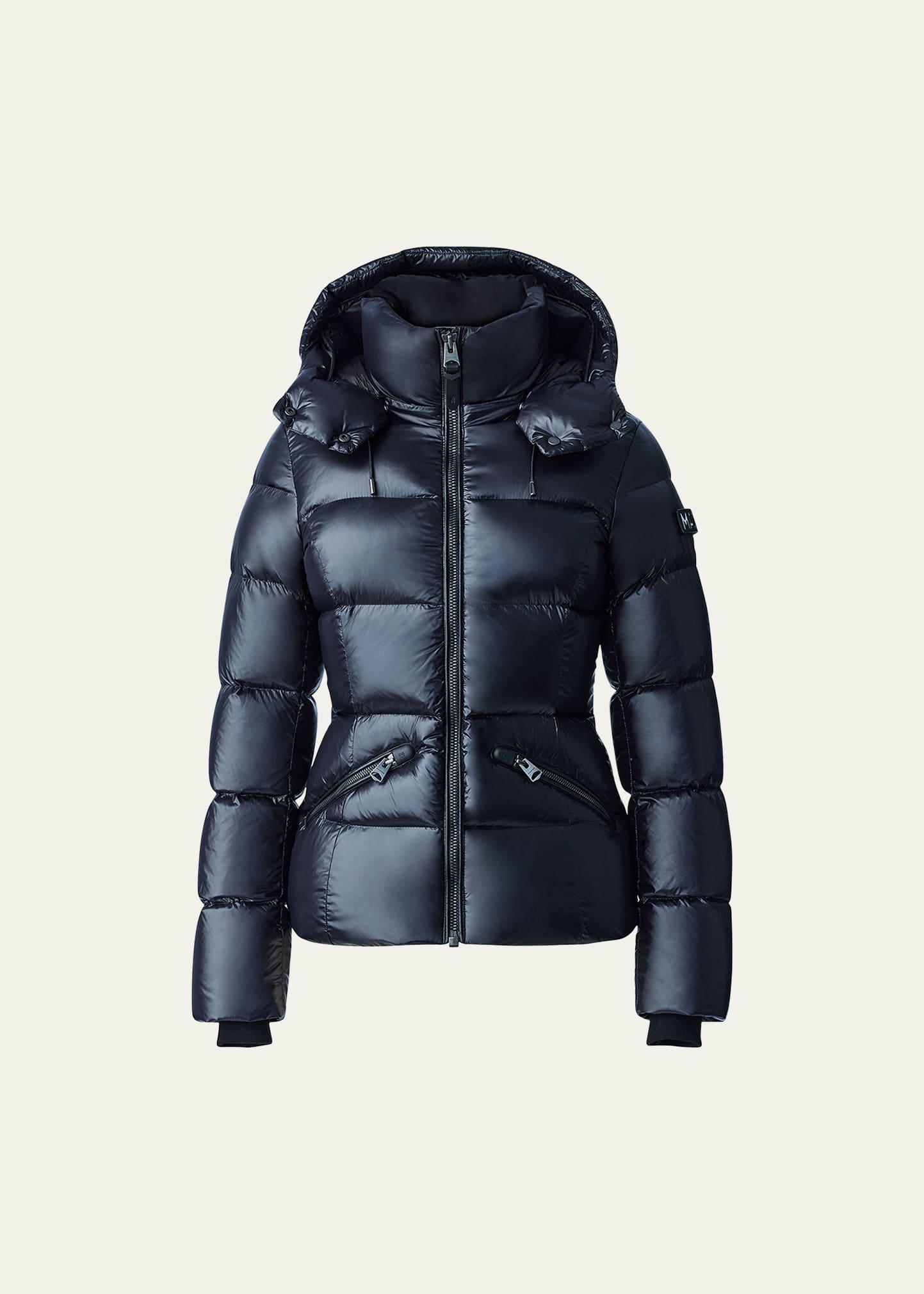madalyn lustrous light down jacket with hood