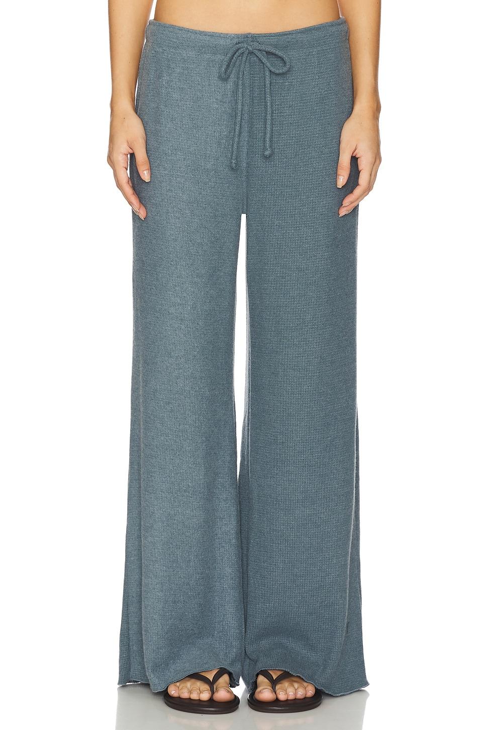 maddie waffle drawstring pant