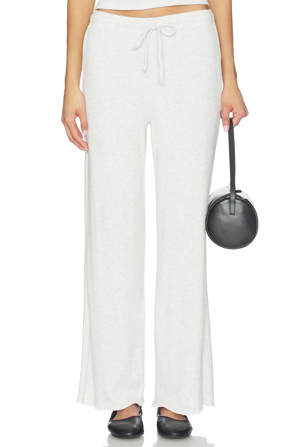 maddie waffle drawstring pant