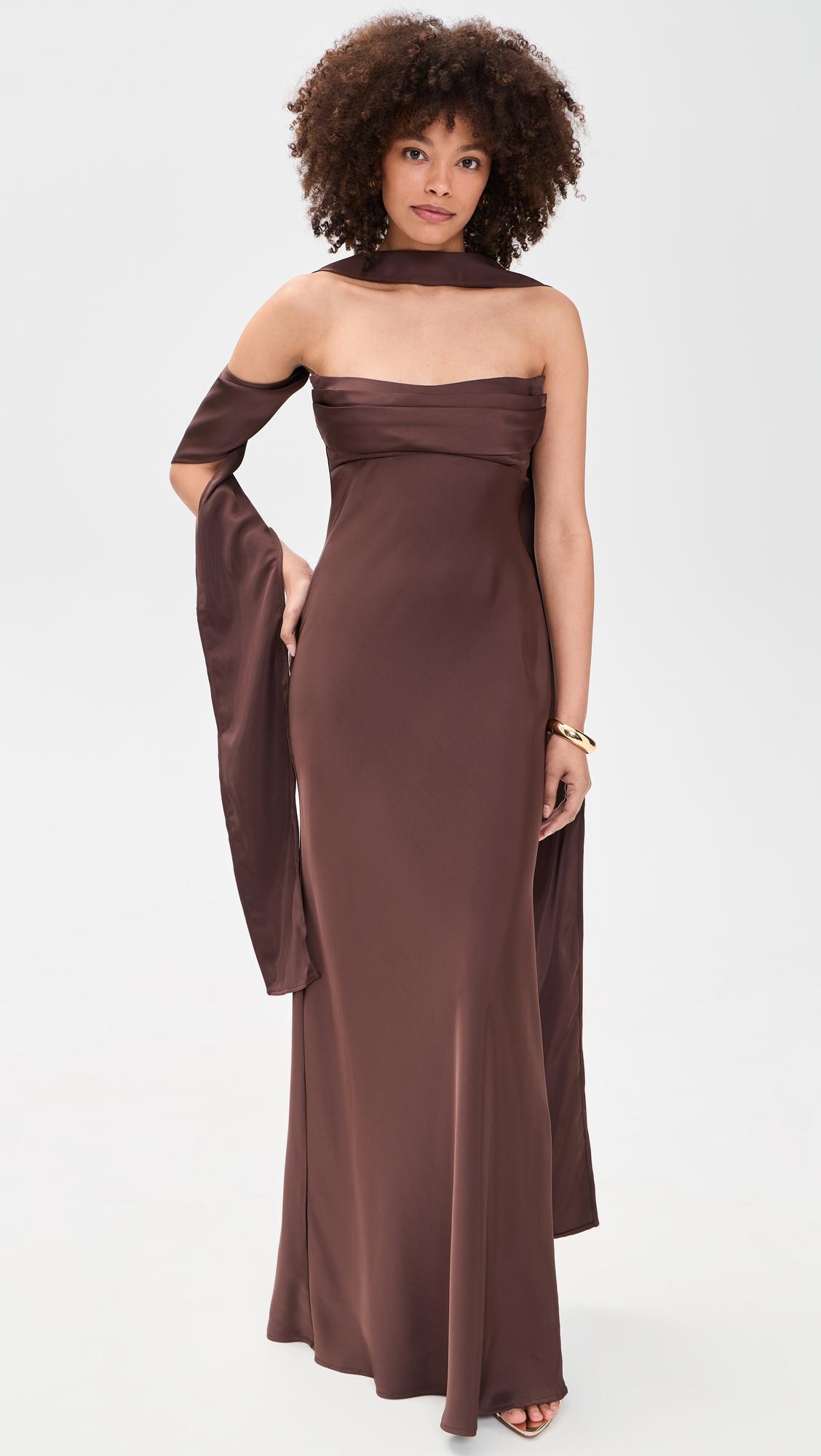madeleine strapless maxi dress