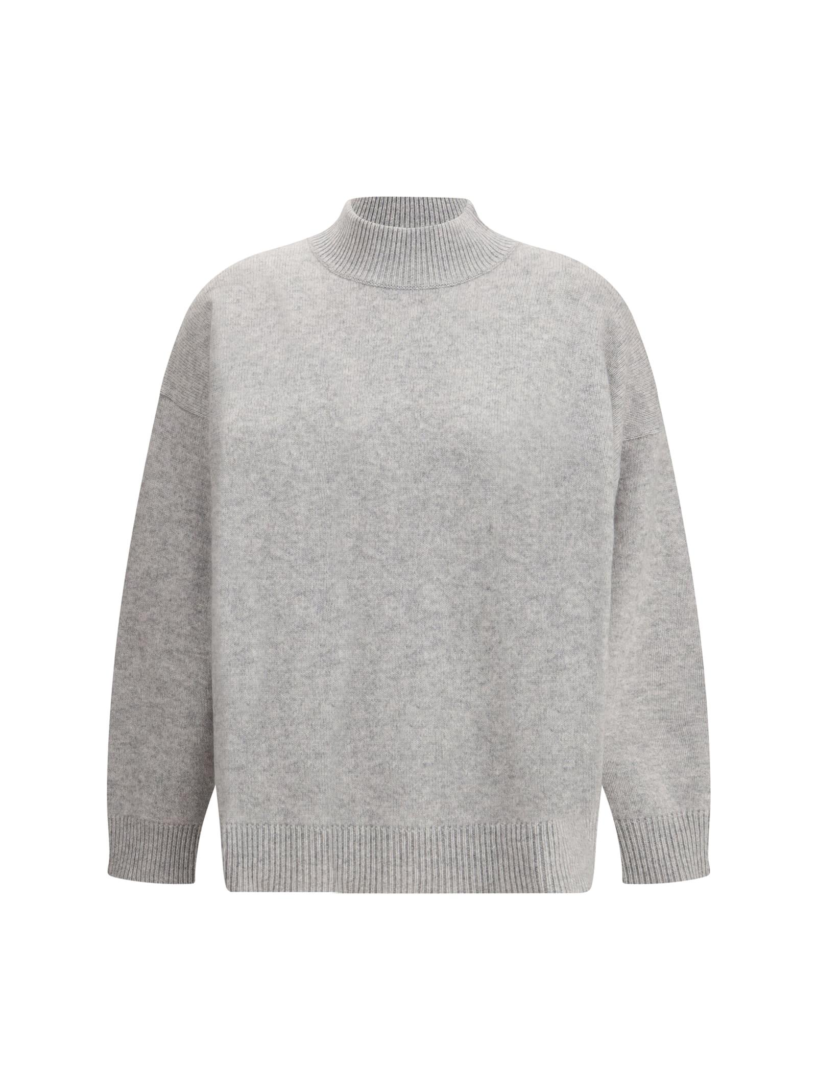 madeleine thompson crewneck sweater in wool and cashmere