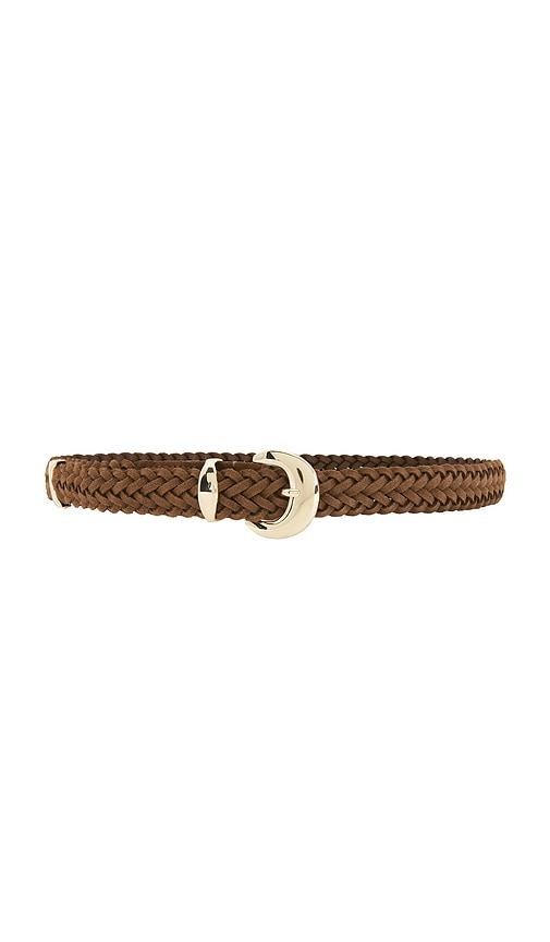 madewell lg lucie belt in brown.