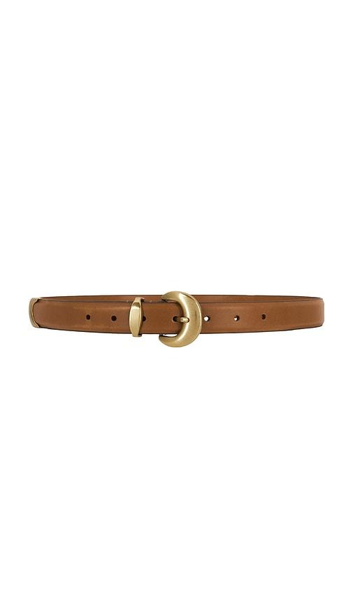 madewell lg lucie belt in brown.