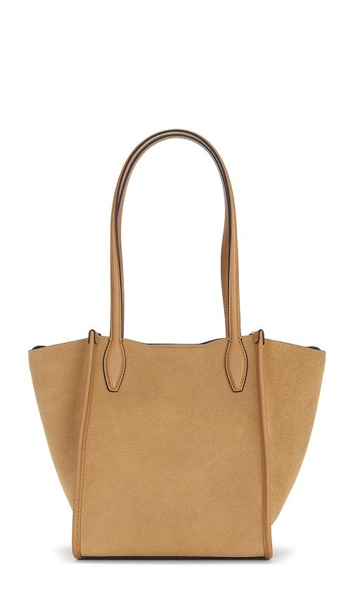 madewell small lexington tote in nude.
