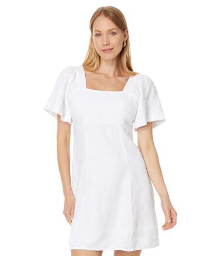 madewell women's alexi dress, eyelet white