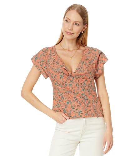 madewell women's amari top, sunset haze