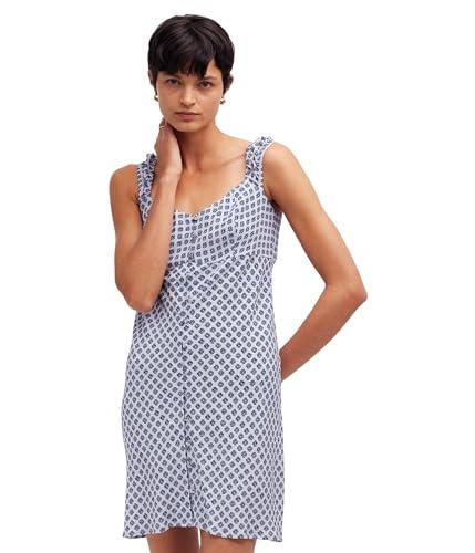 madewell women's brenna dress, washed lavender