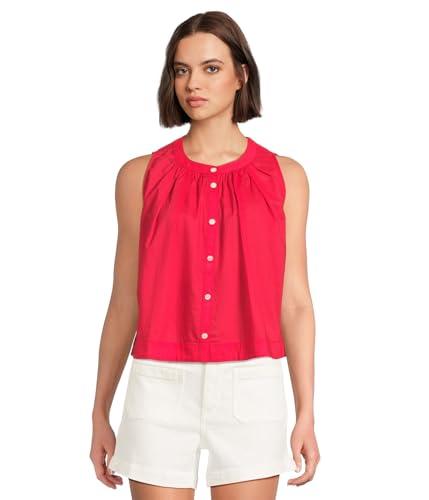 madewell women's leon top-voile, watermelon