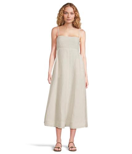 madewell women's nola dress-100% linen, lighthouse