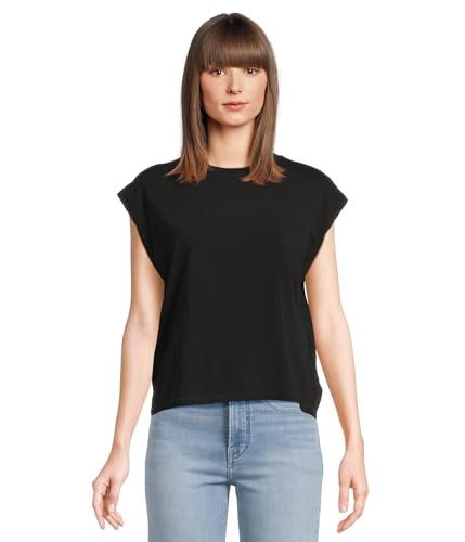 madewell women's northside vintage muscle tank, jet black