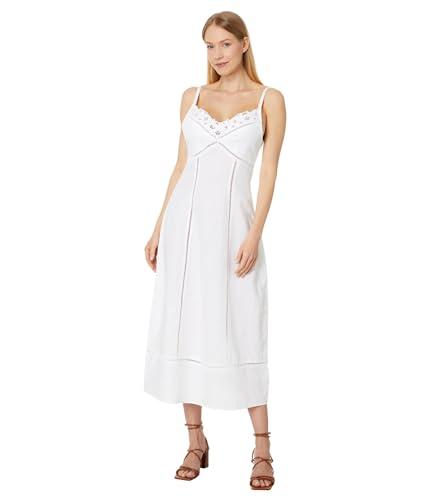 madewell women's sadie midi, eyelet white