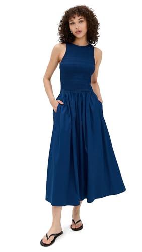 madewell women's sicily dress, blue moon, l