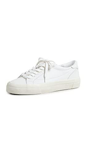 madewell women's sidewalk low top sneakers, pale parchment multi, 9 medium us