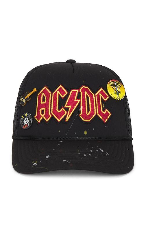 madeworn ac/dc cap in black.
