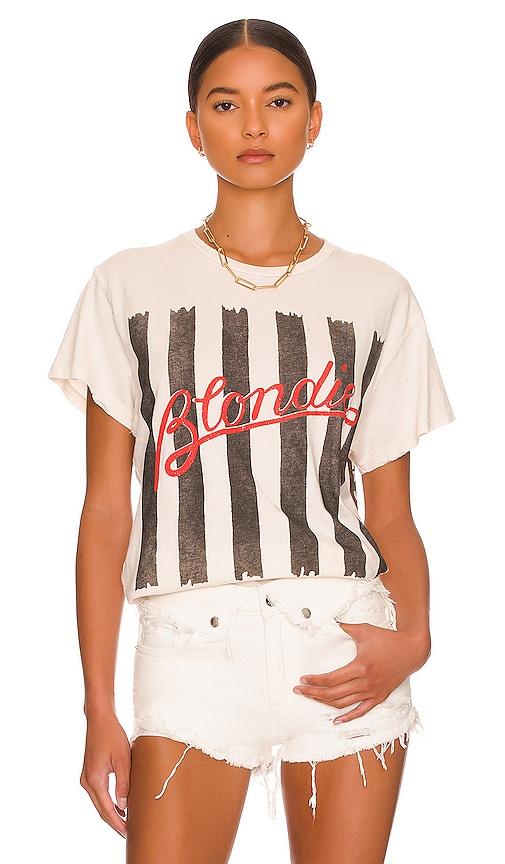 madeworn blondie 1978 tee in cream.