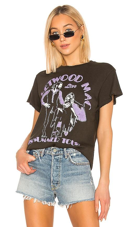 madeworn fleetwood mac '78 summer tour tee in black.