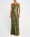 madison floral silk slip dress