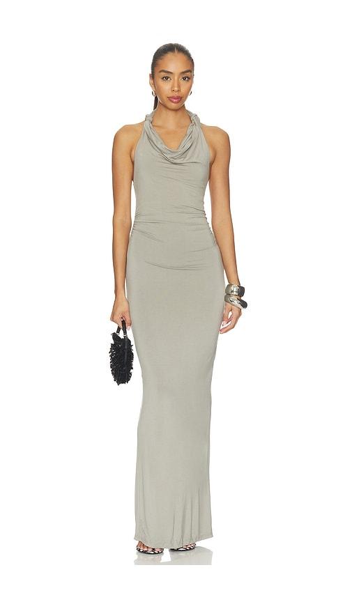madison the label clemence dress in grey.