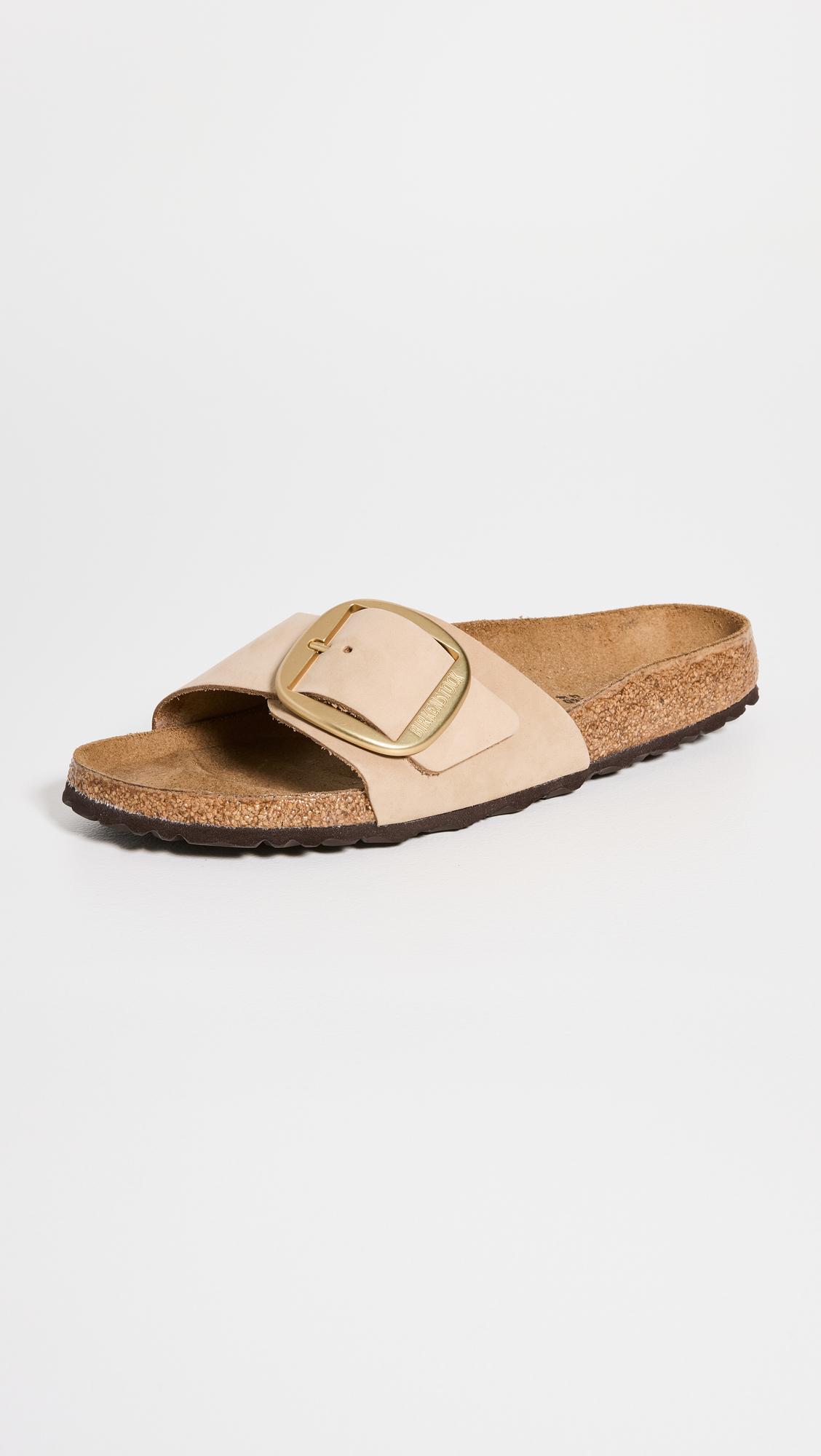madrid big buckle sandals
