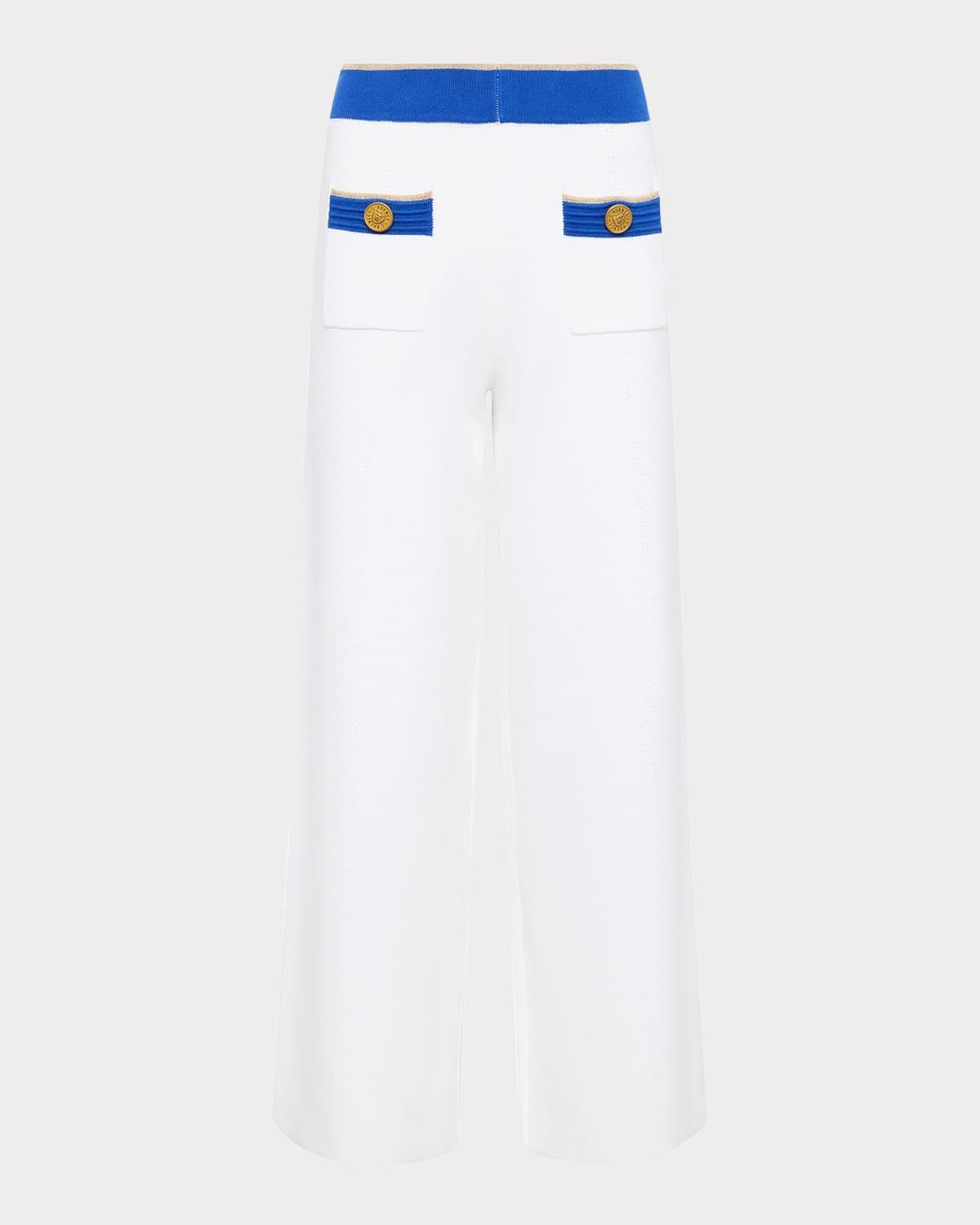 madrid wide-leg knit pants