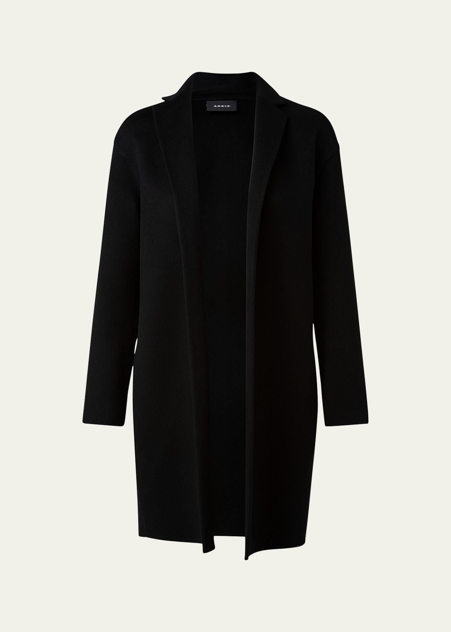 mae brushed cashmere coat