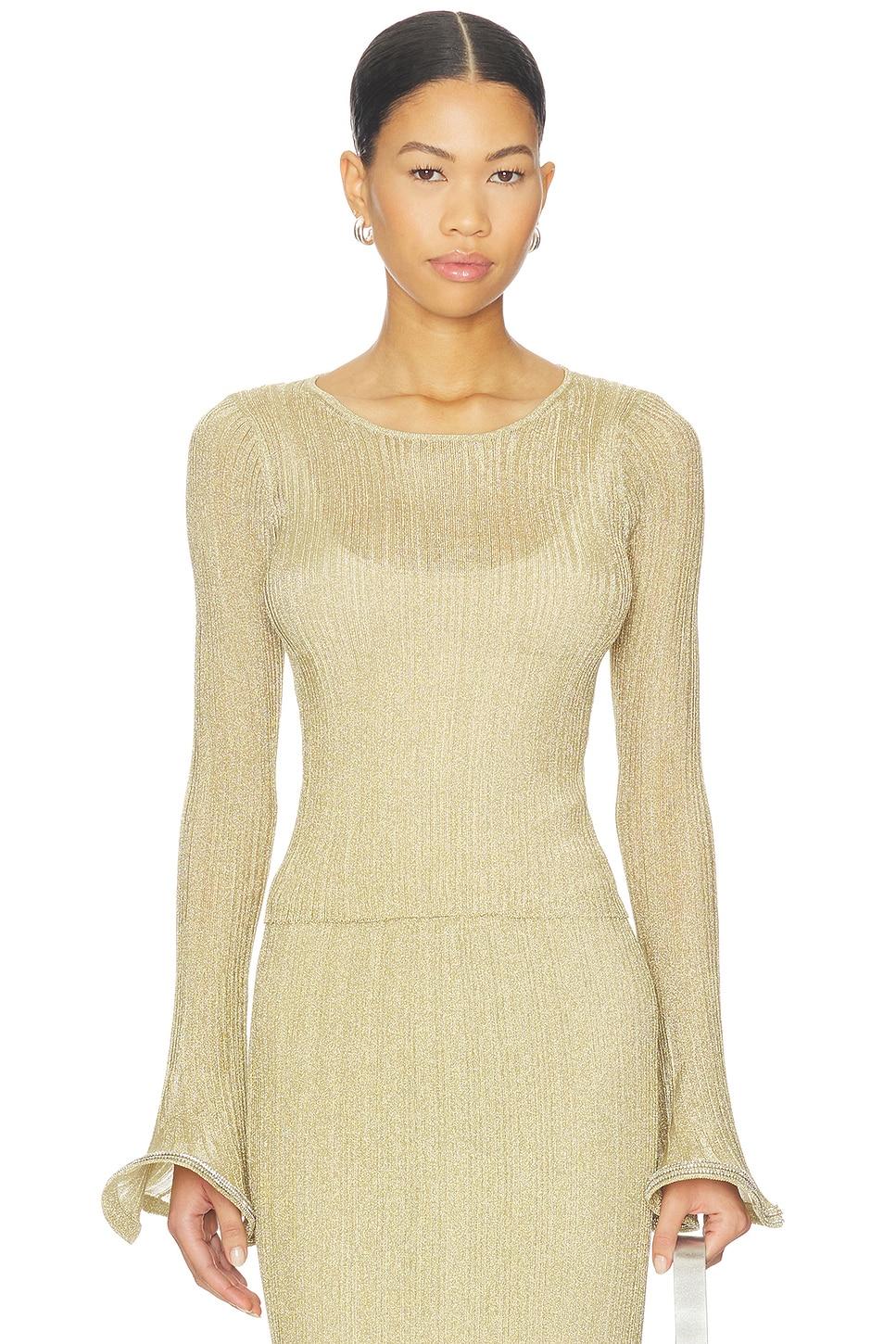 maebry long sleeve crewneck top