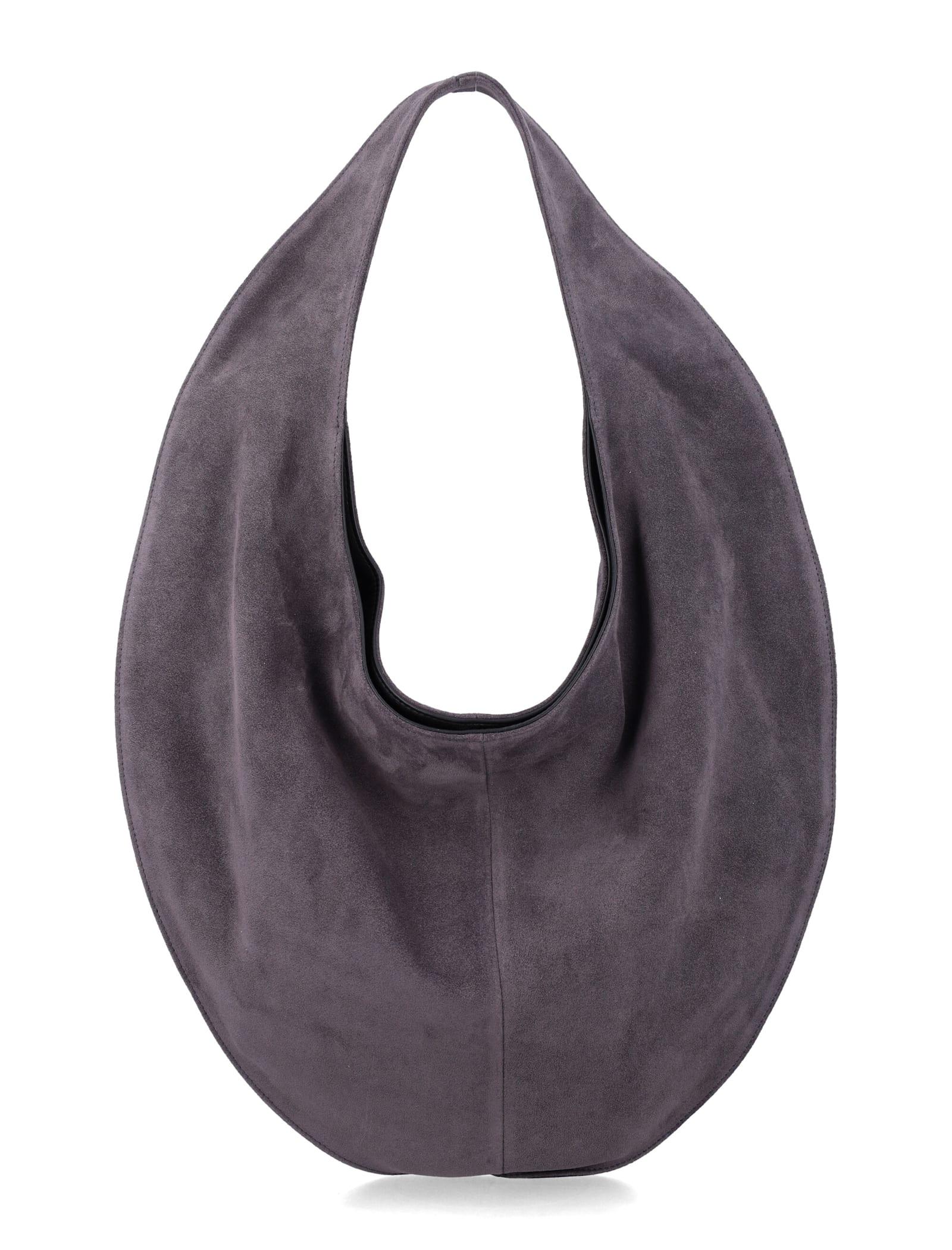 maeden market tote suede leather