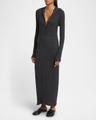 maeve body-con superfine merino silk maxi dress