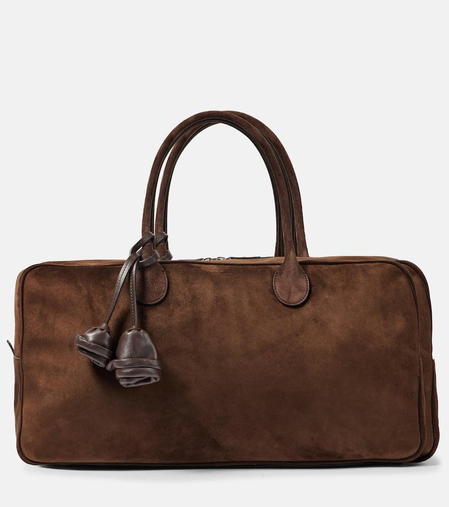 magda butrym brigitte large suede duffel bag