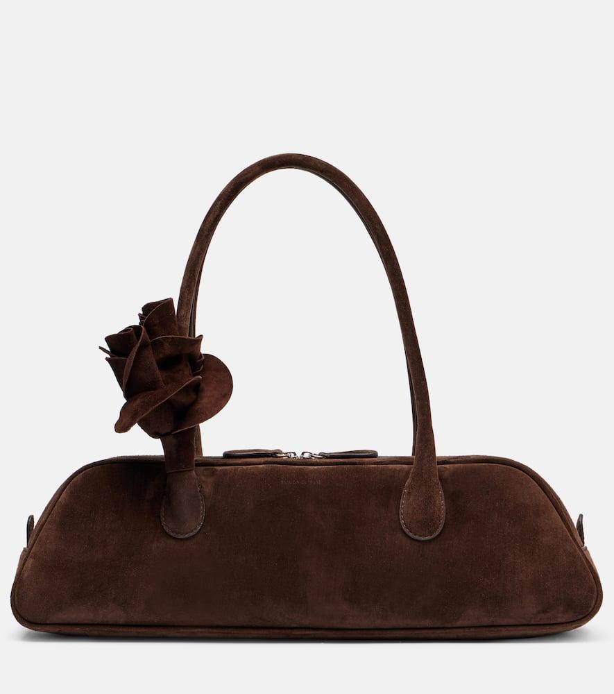magda butrym brigitte suede shoulder bag