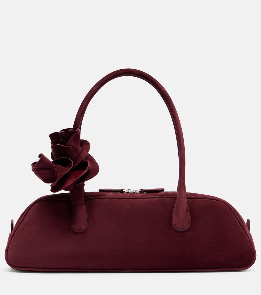 magda butrym brigitte suede shoulder bag