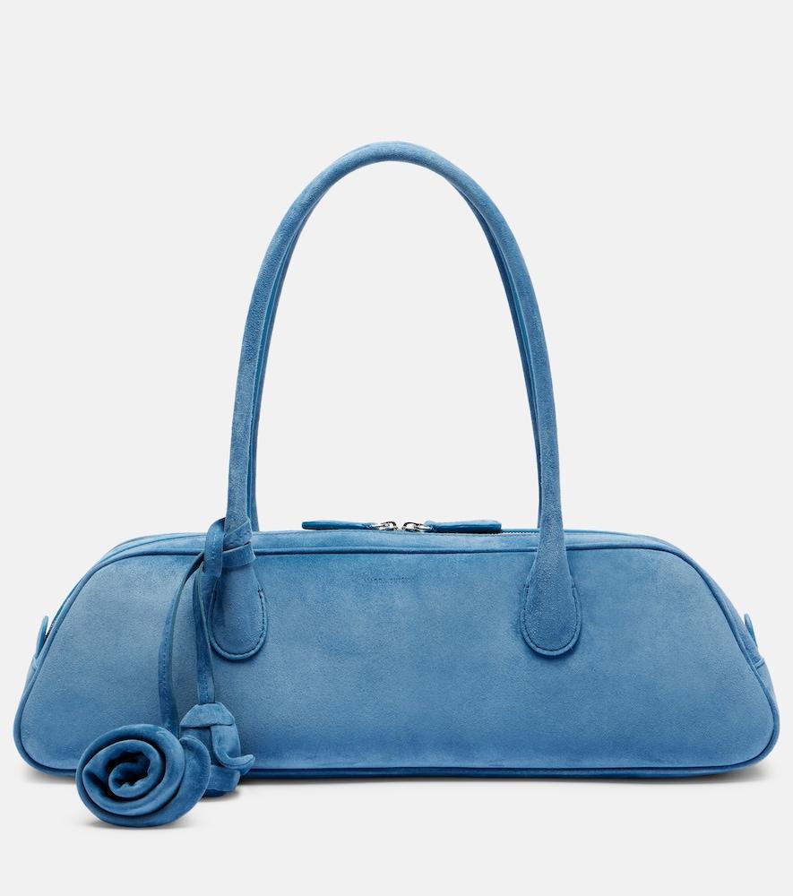 magda butrym brigitte trapeze suede shoulder bag