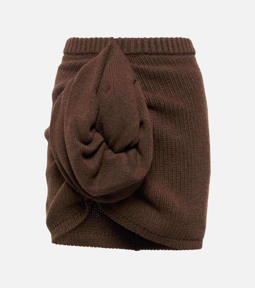 magda butrym cashmere miniskirt