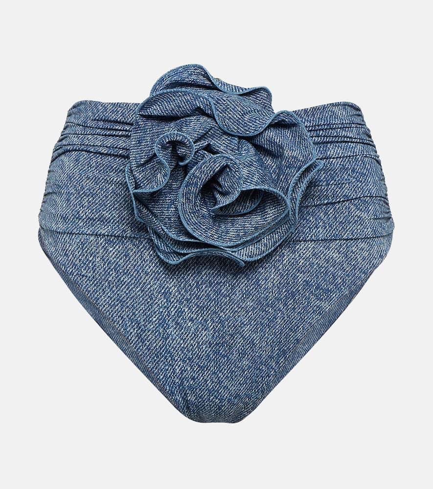 magda butrym corsage denim