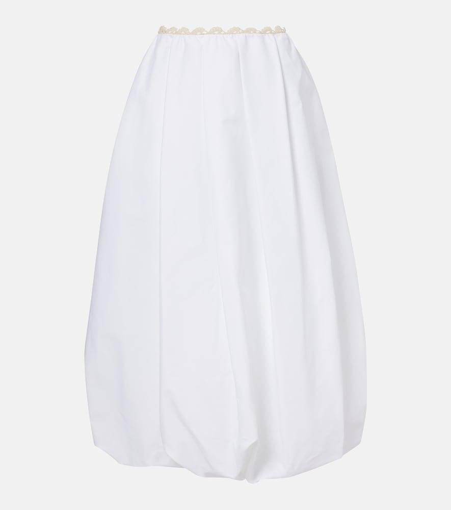 magda butrym cotton midi skirt