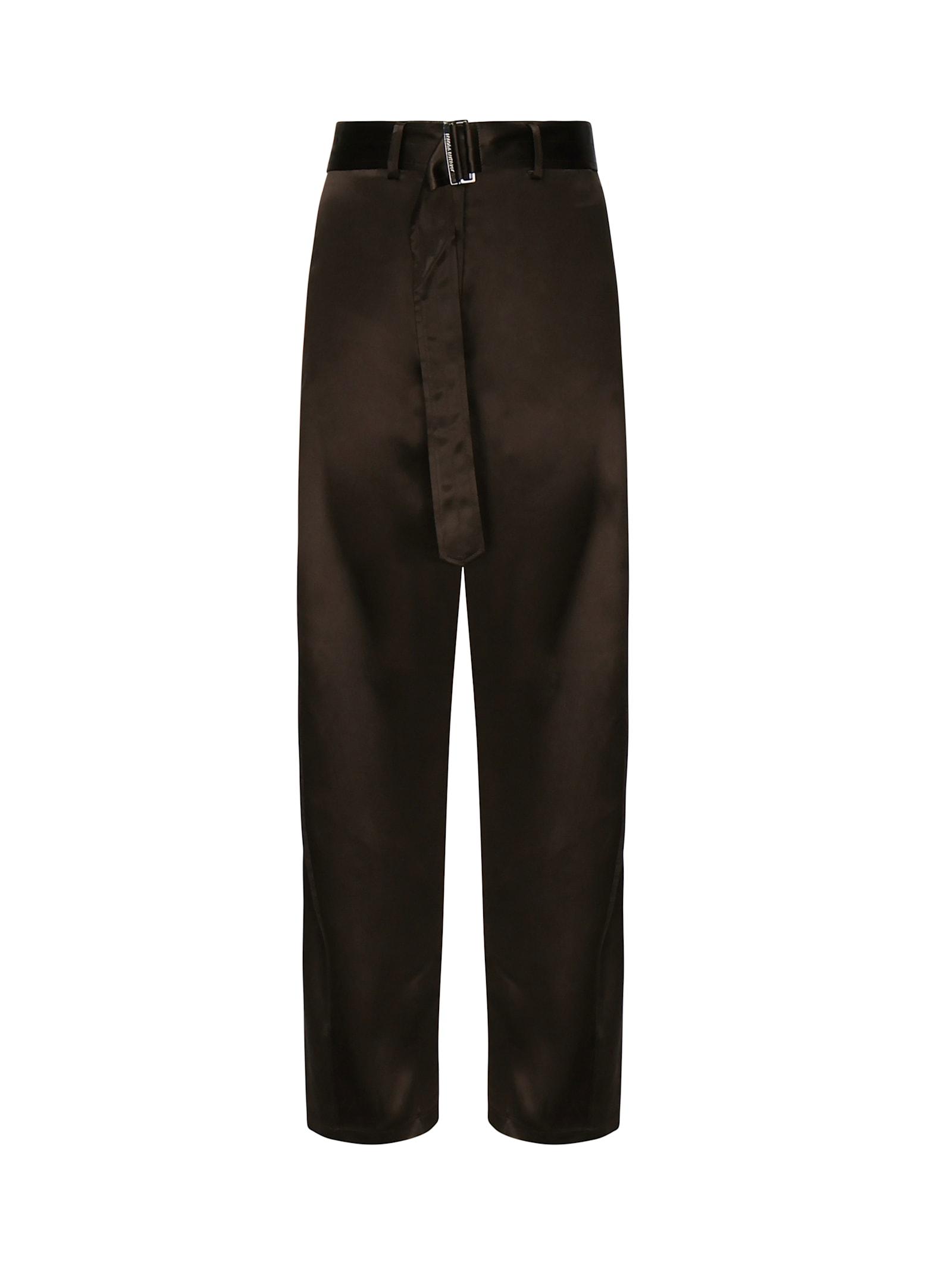 magda butrym cotton trousers with belt